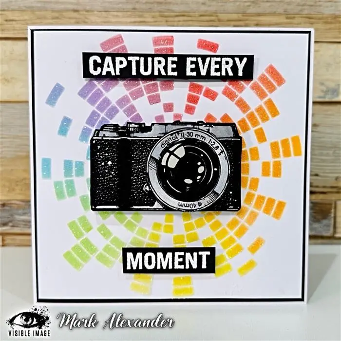 Visible Image Capture Every Moment - A7 Stamp Set 2