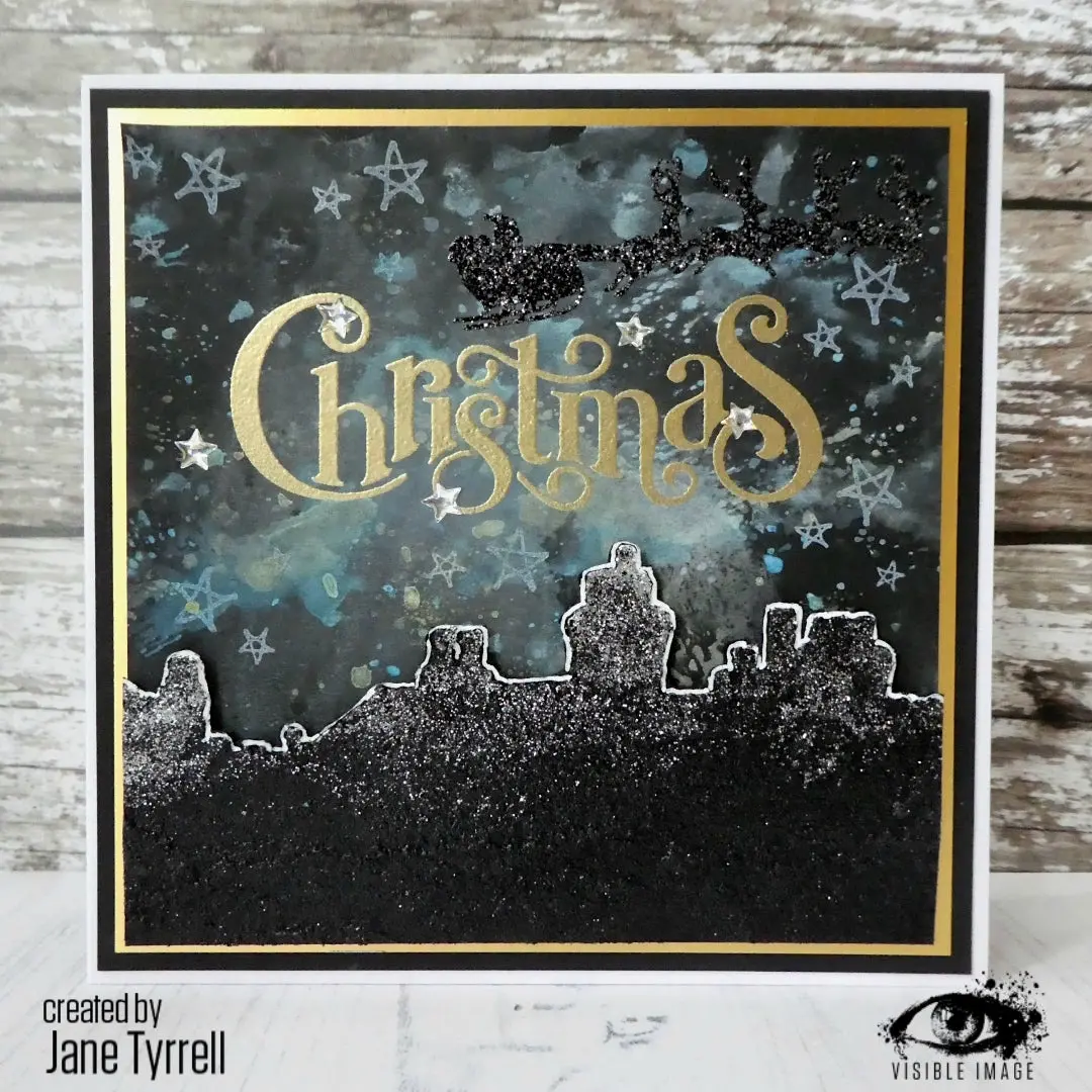 Visible Image Christmas Eve Stencil - 6 X 6 2