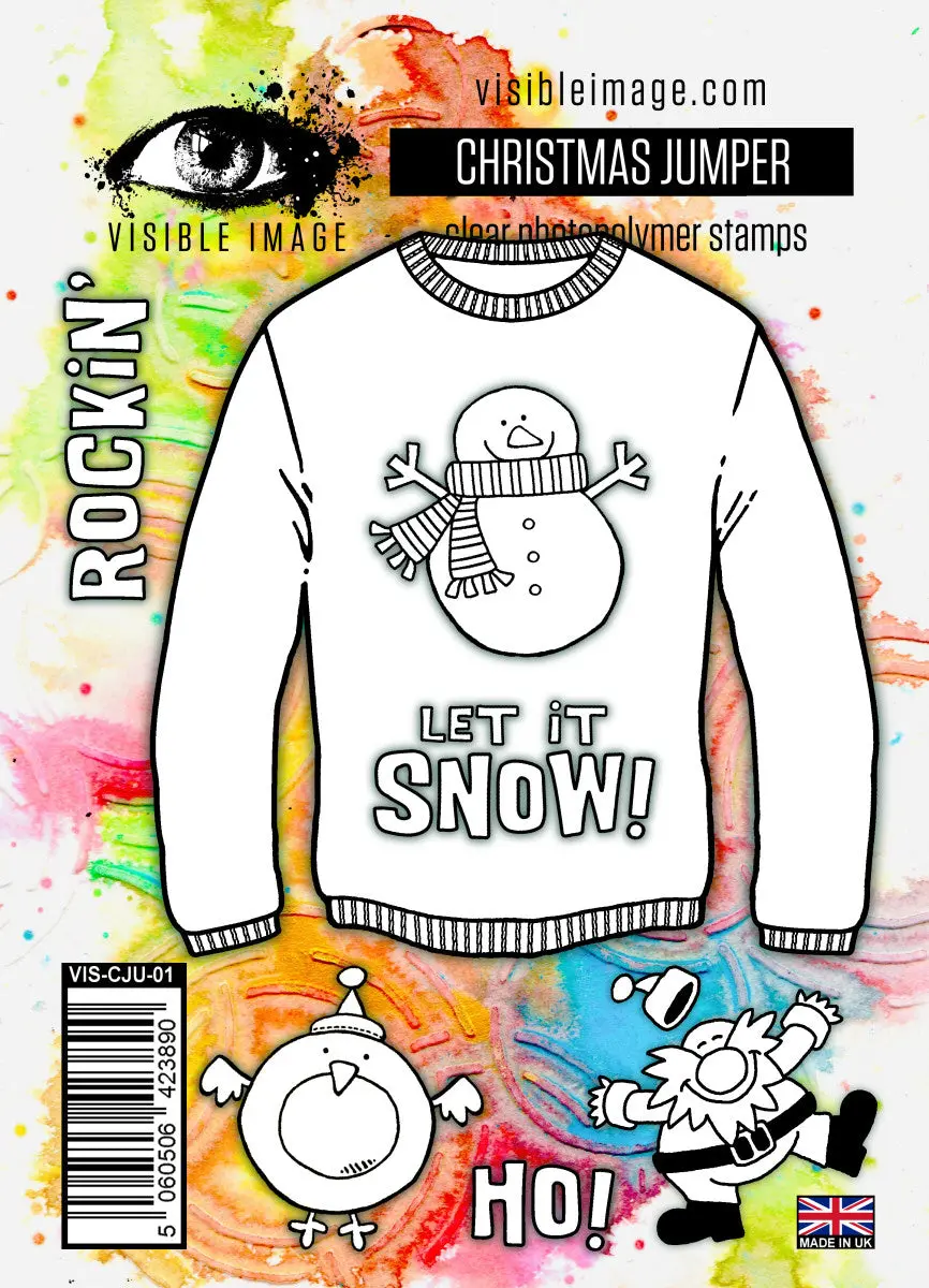 Visible Image Christmas Jumper - A6 Stamp Set 1