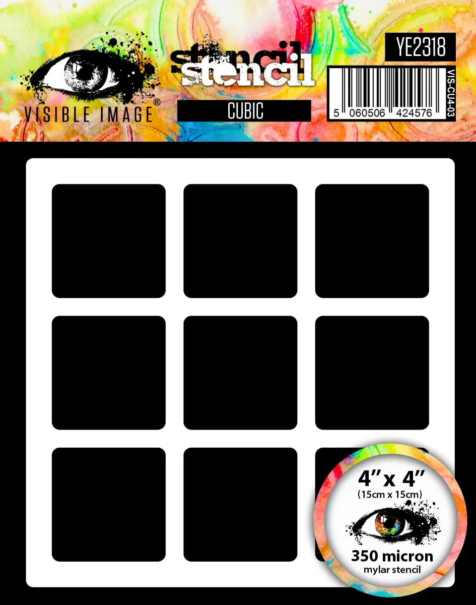 Visible Image Cubic Stencil - 4 X 4 1