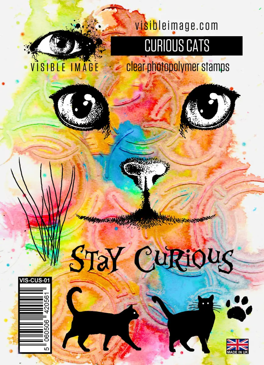 Visible Image Curious Cats - A6 Stamp Set 1