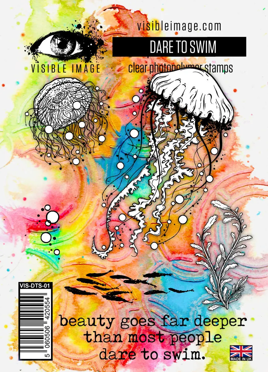 Visible Image Dare To Swim - A6 Stamp Set 1