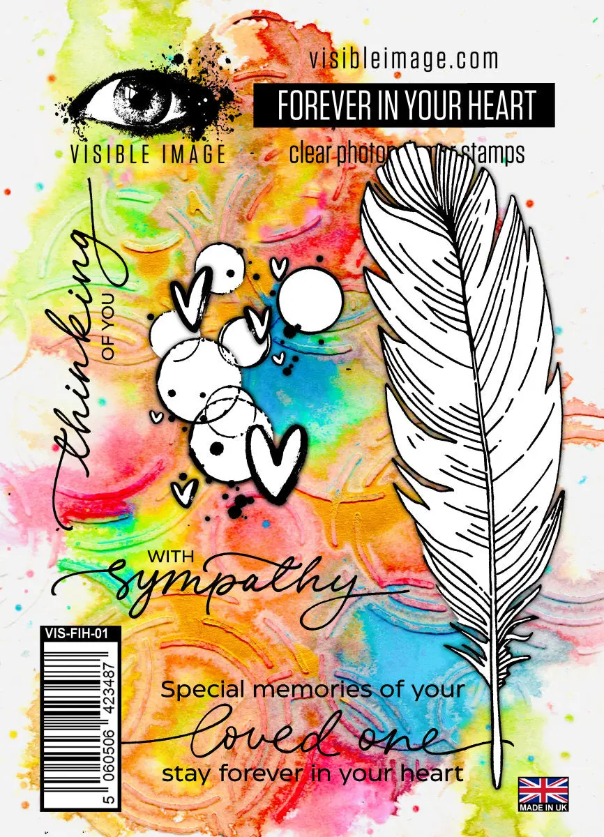 Visible Image Forever In Your Heart -A6 Stamp Set 1