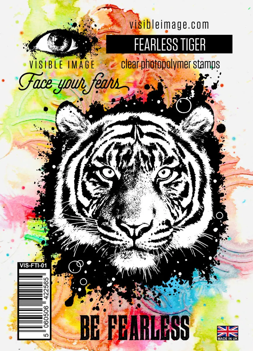 Visible Image Fearless Tiger - A6 Stamp Set 1