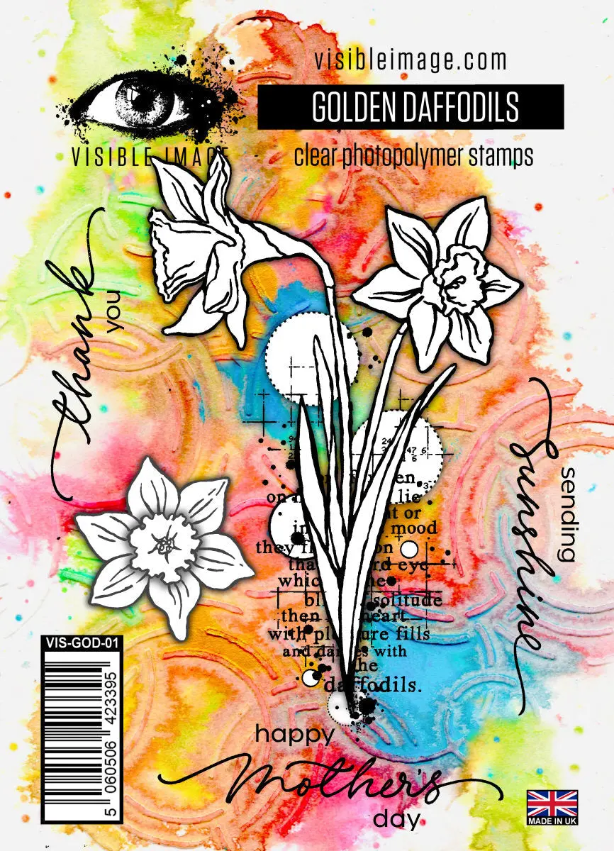 Visible Image Golden Daffodils - A6 Stamp Set 1