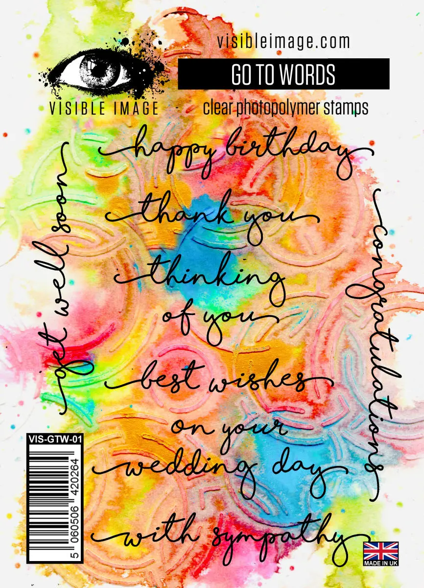 Visible Image Go To Words - A6 Stamp Set 1