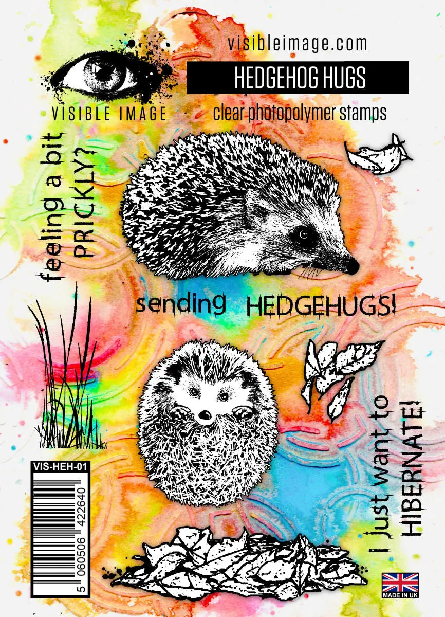 Visible Image Hedgehog Hugs - A6 Stamp Set 1