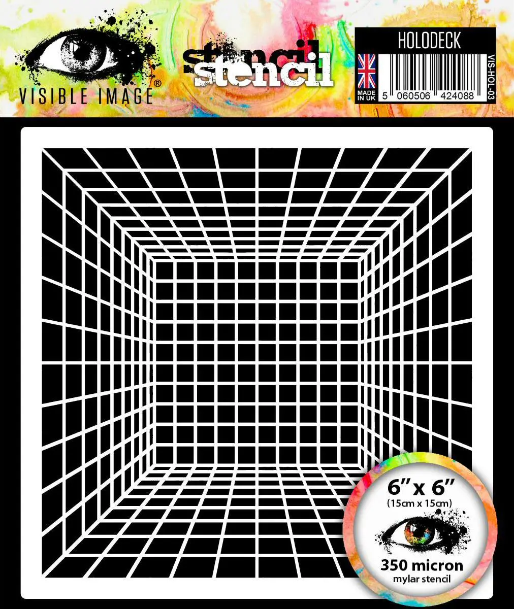 Visible Image Holodeck Stencil - 6 X 6 1