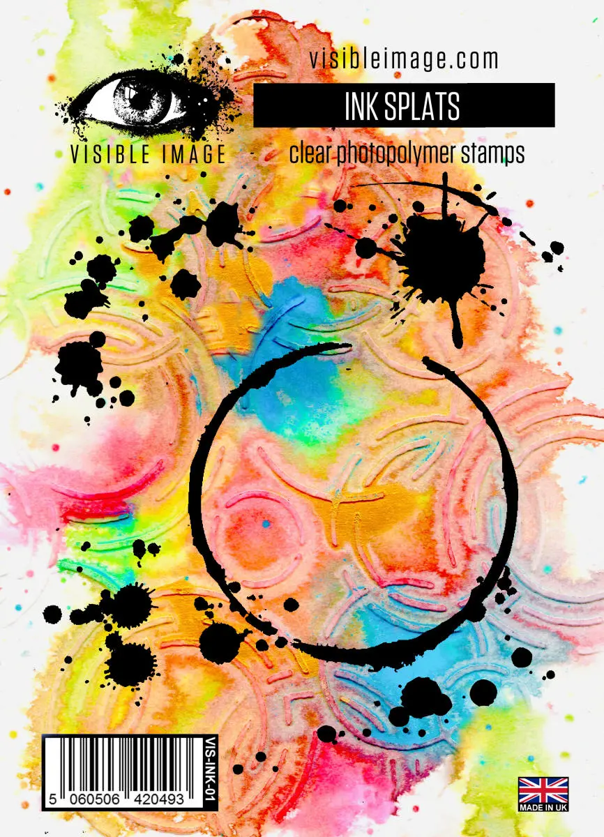 Visible Image Ink Splats - A6 Stamp Set 1