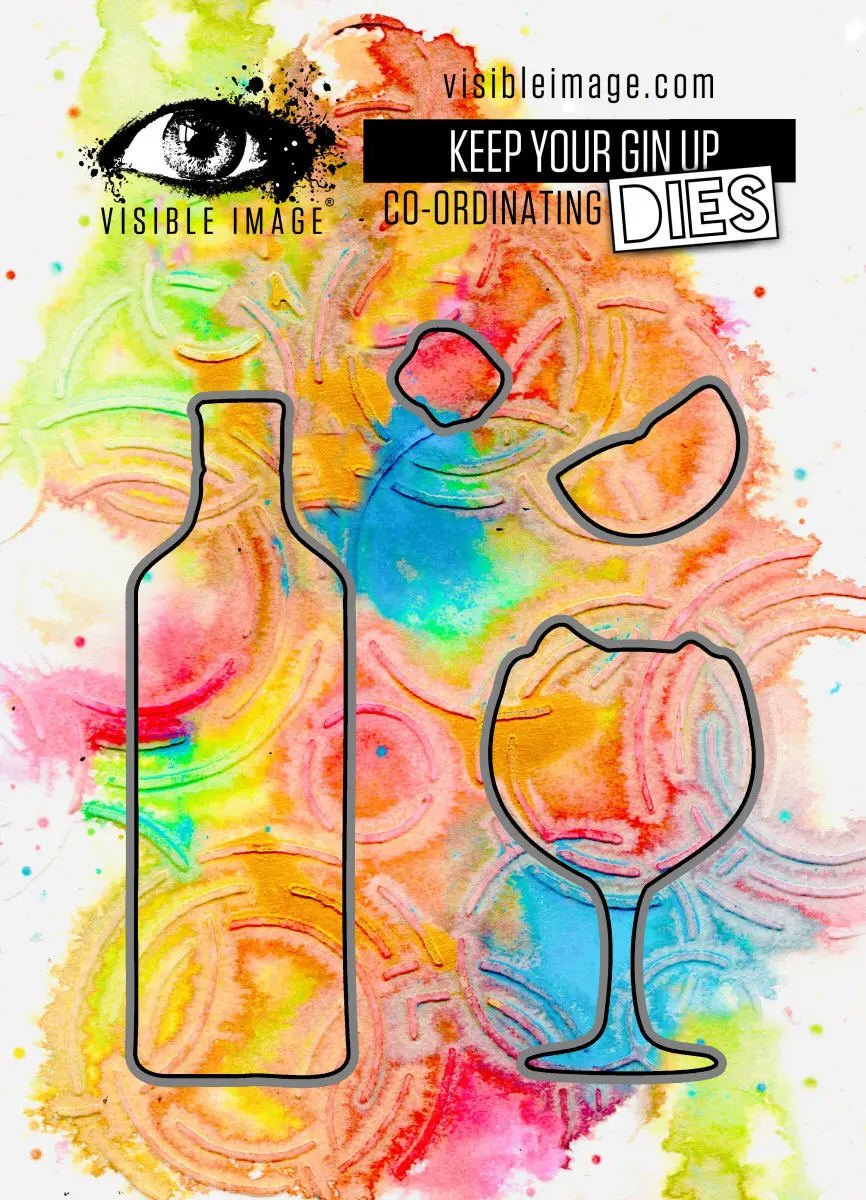 Visible Image Keep Your Gin Up Co-Ordinating Dies 1