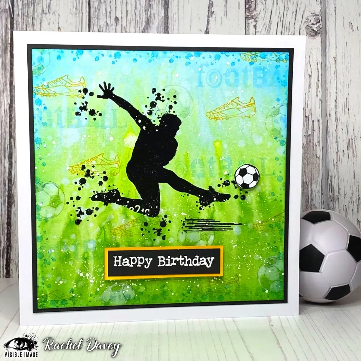 Visible Image Kick Off Your Birthday - A6 Stamp Set 2