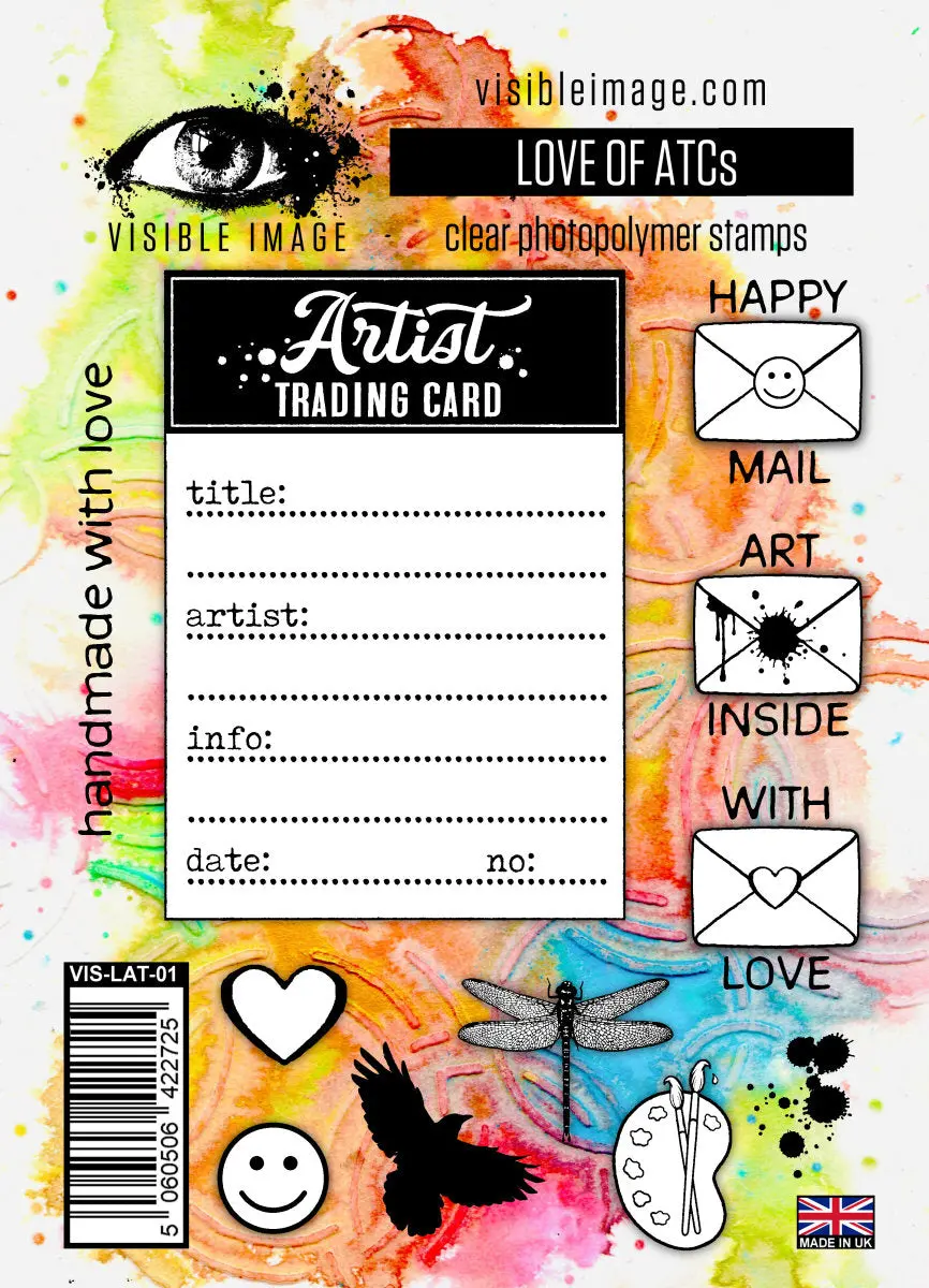 Visible Image Love Of Atcs - A6 Stamp Set 1