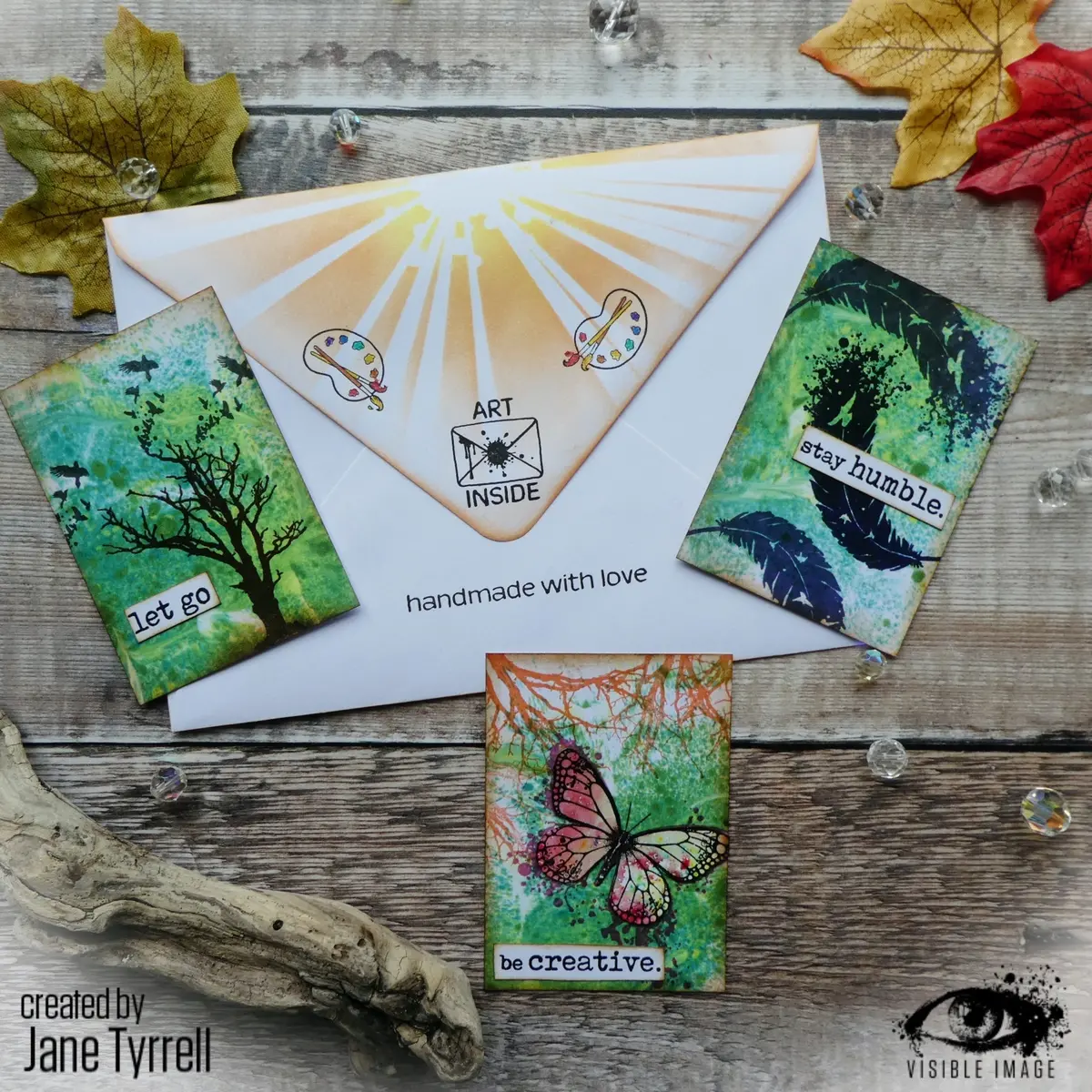 Visible Image Love Of Atcs - A6 Stamp Set 2