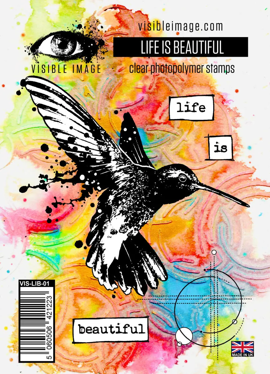Visible Image Life Is Beautiful - A6 Stamp Set 1