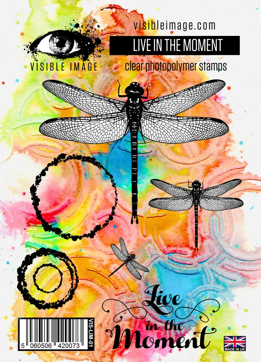 Visible Image Live In The Moment - A6 Stamp Set 1