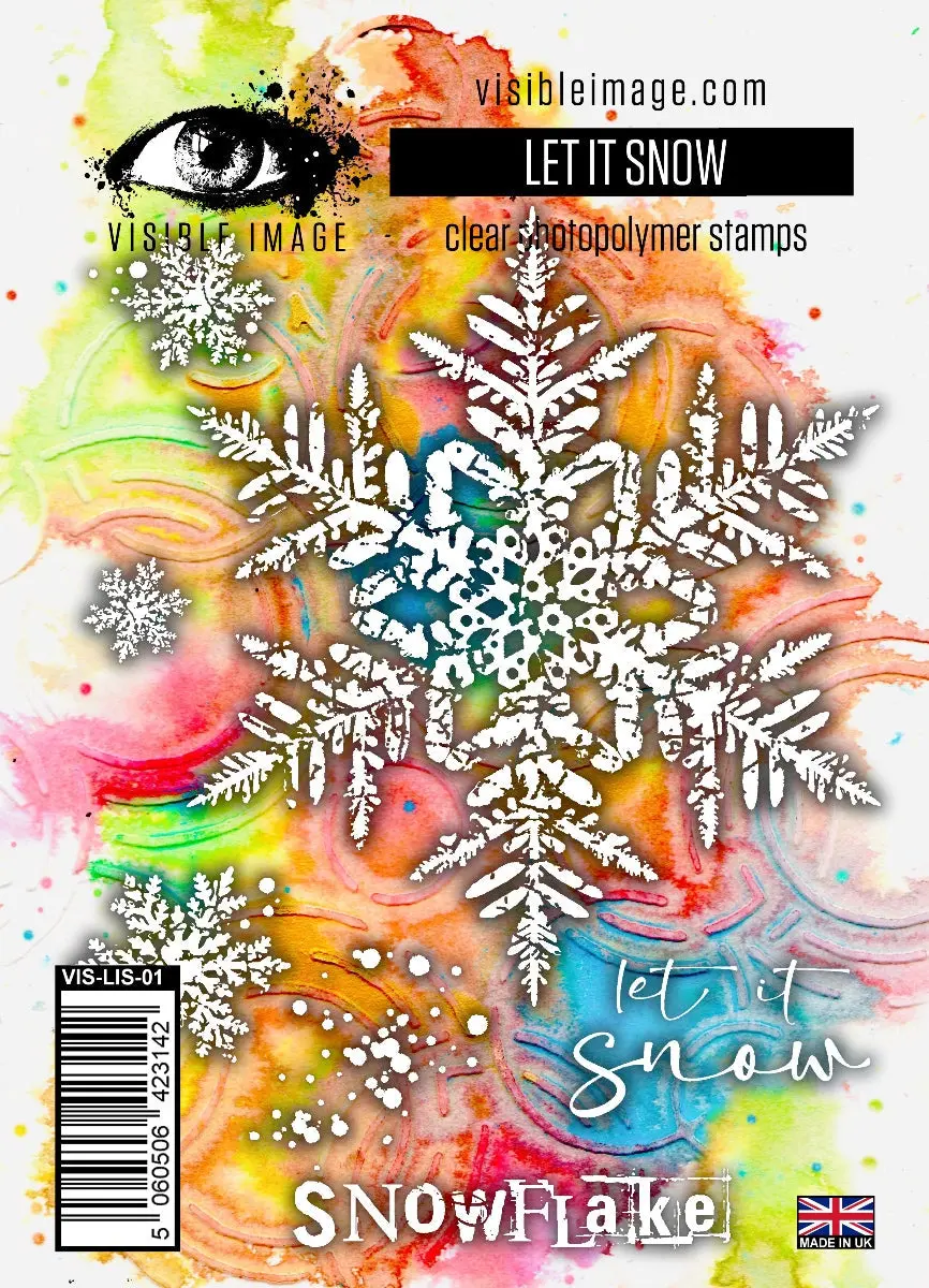 Visible Image Let It Snow - A6 Stamp Set 1