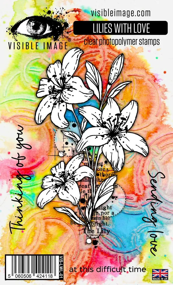 Visible Image Lilies With Love - A6 Stamp Set 1