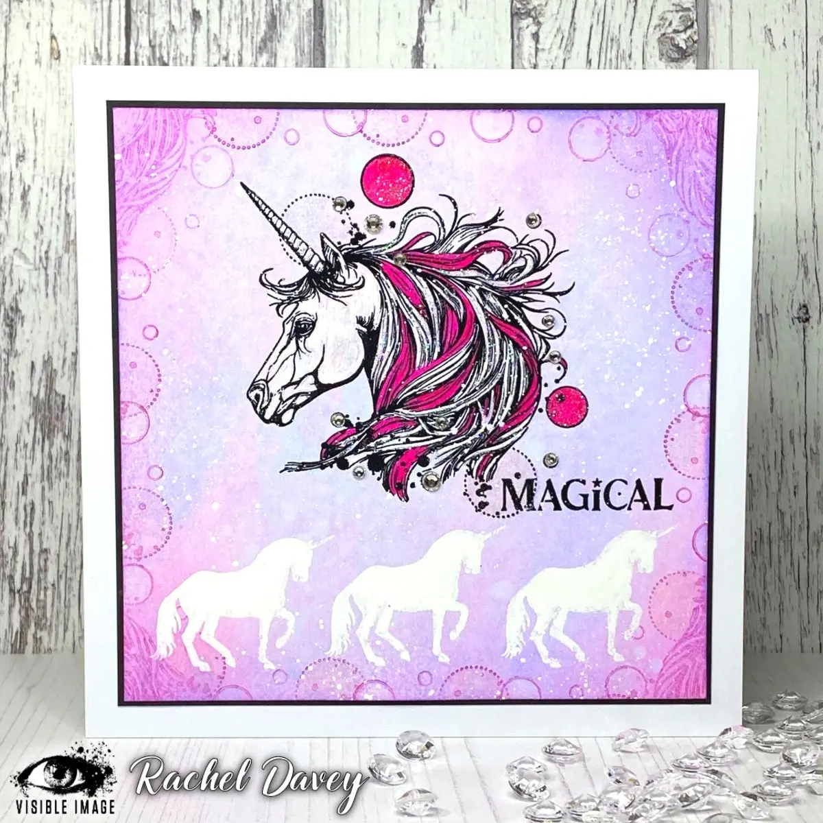 Visible Image Magical Unicorn - A6 Stamp Set 2