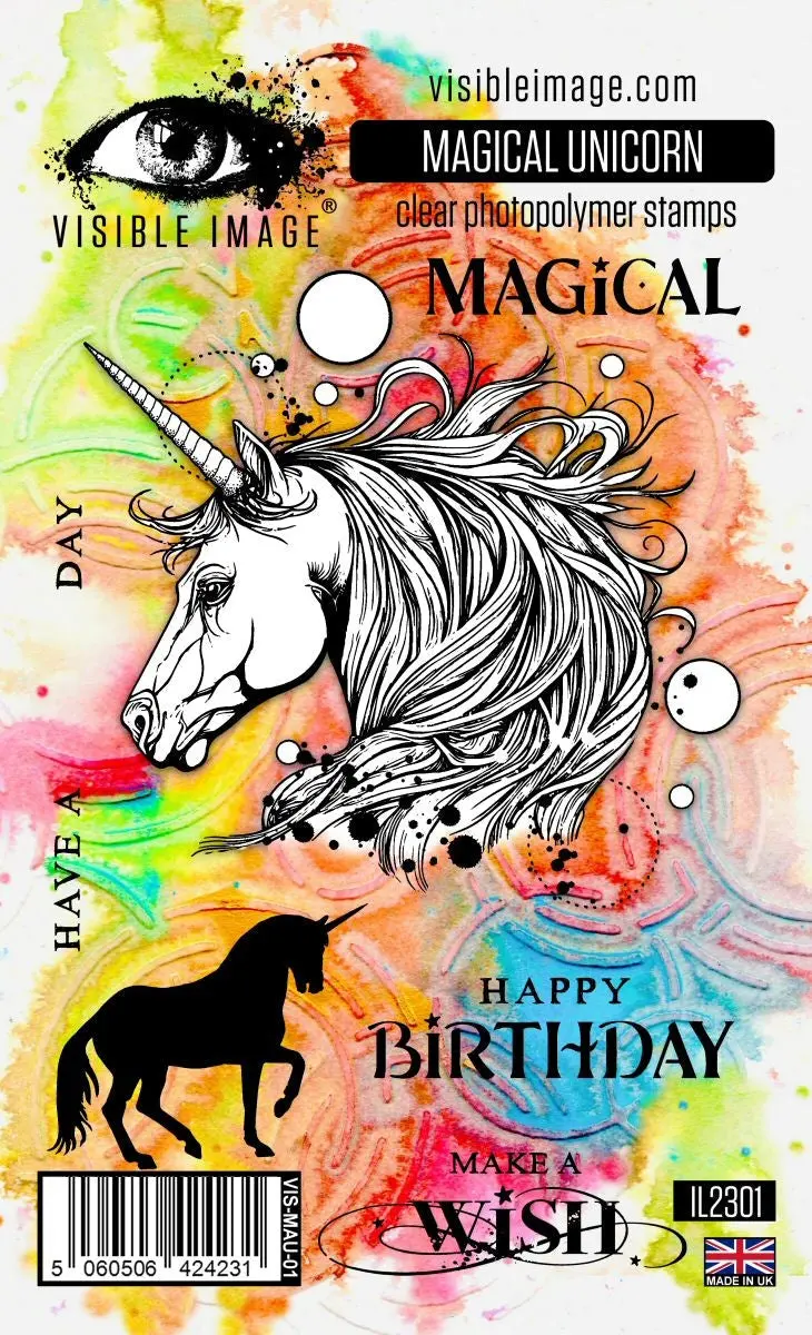 Visible Image Magical Unicorn - A6 Stamp Set 1