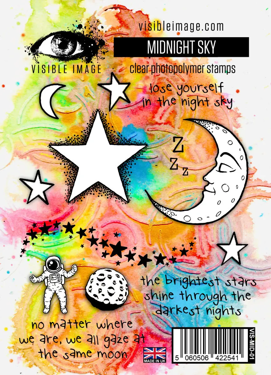 Visible Image Midnight Sky - A6 Stamp Set 1