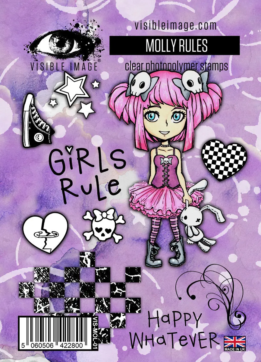 Visible Image Molly Rules - A6 Stamp Set 1