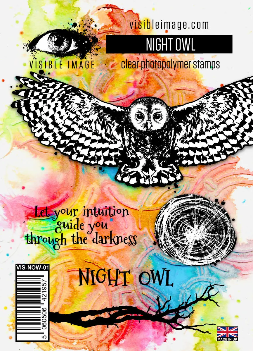 Visible Image Night Owl - A6 Stamp Set 1