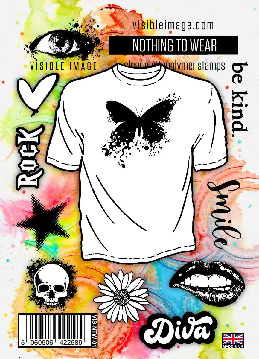 Visible Image Nothing To Wear - A6 Stamp Set 1