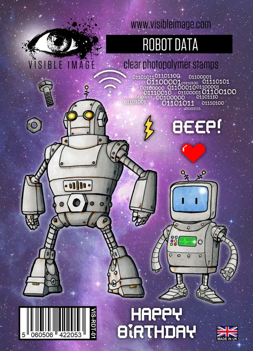 Visible Image Robot Data - A6 Stamp Set 1