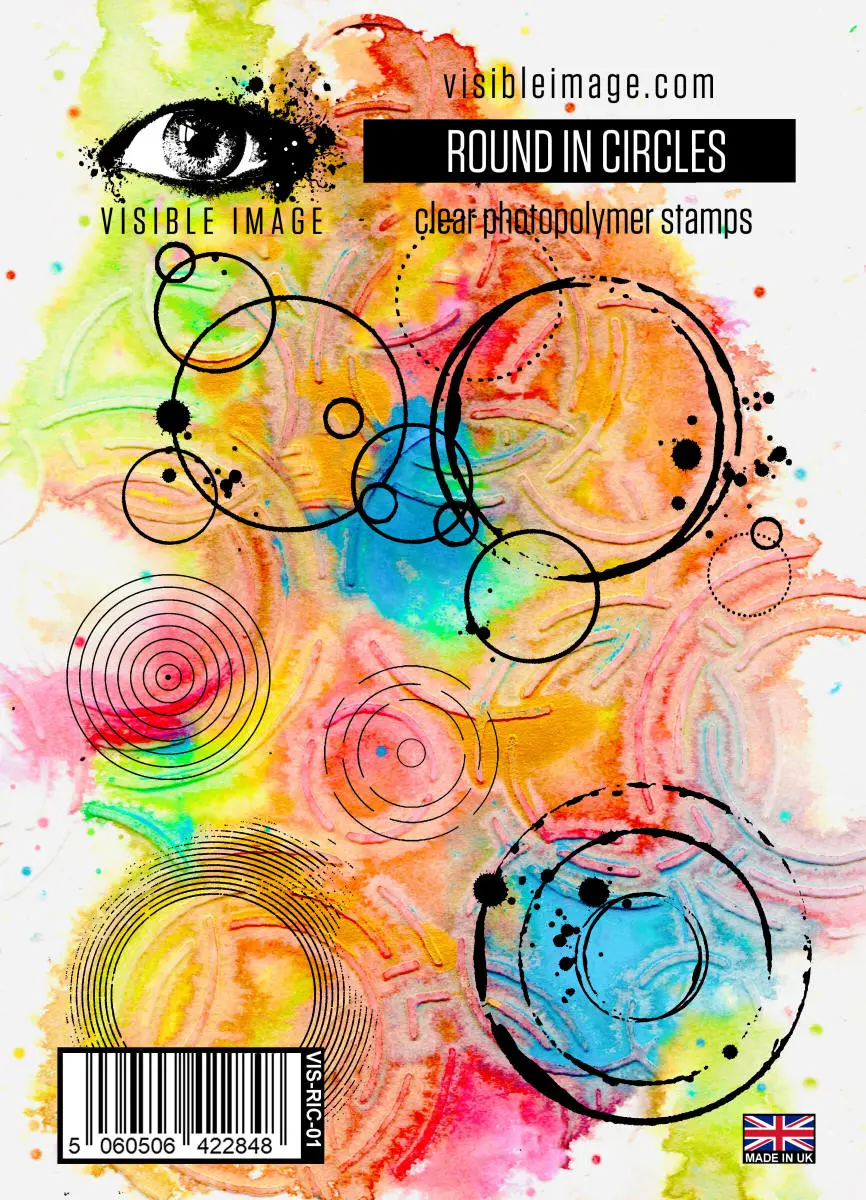 Visible Image Round In Circles - A6 Stamp Set 1