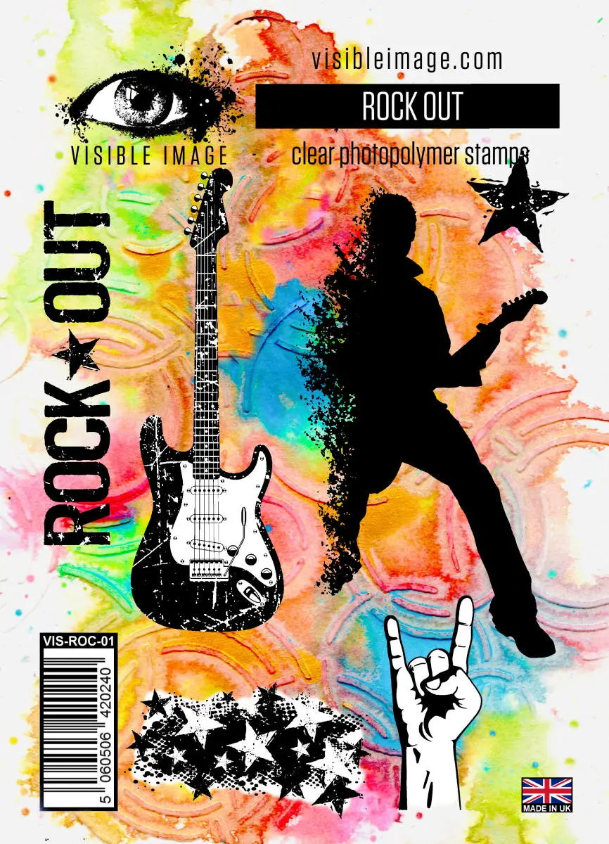 Visible Image Rock Out - A6 Stamp Set 1