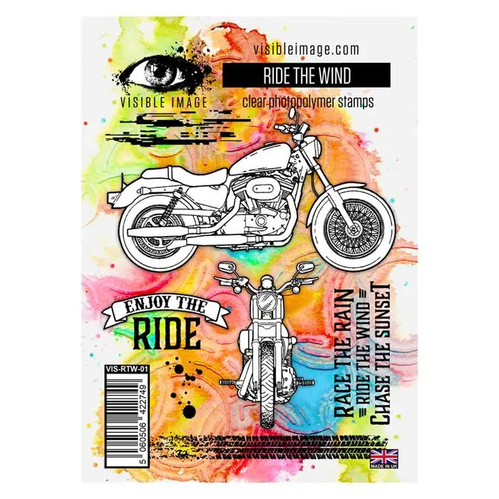Visible Image Ride The Wind - A6 Stamp Set 1