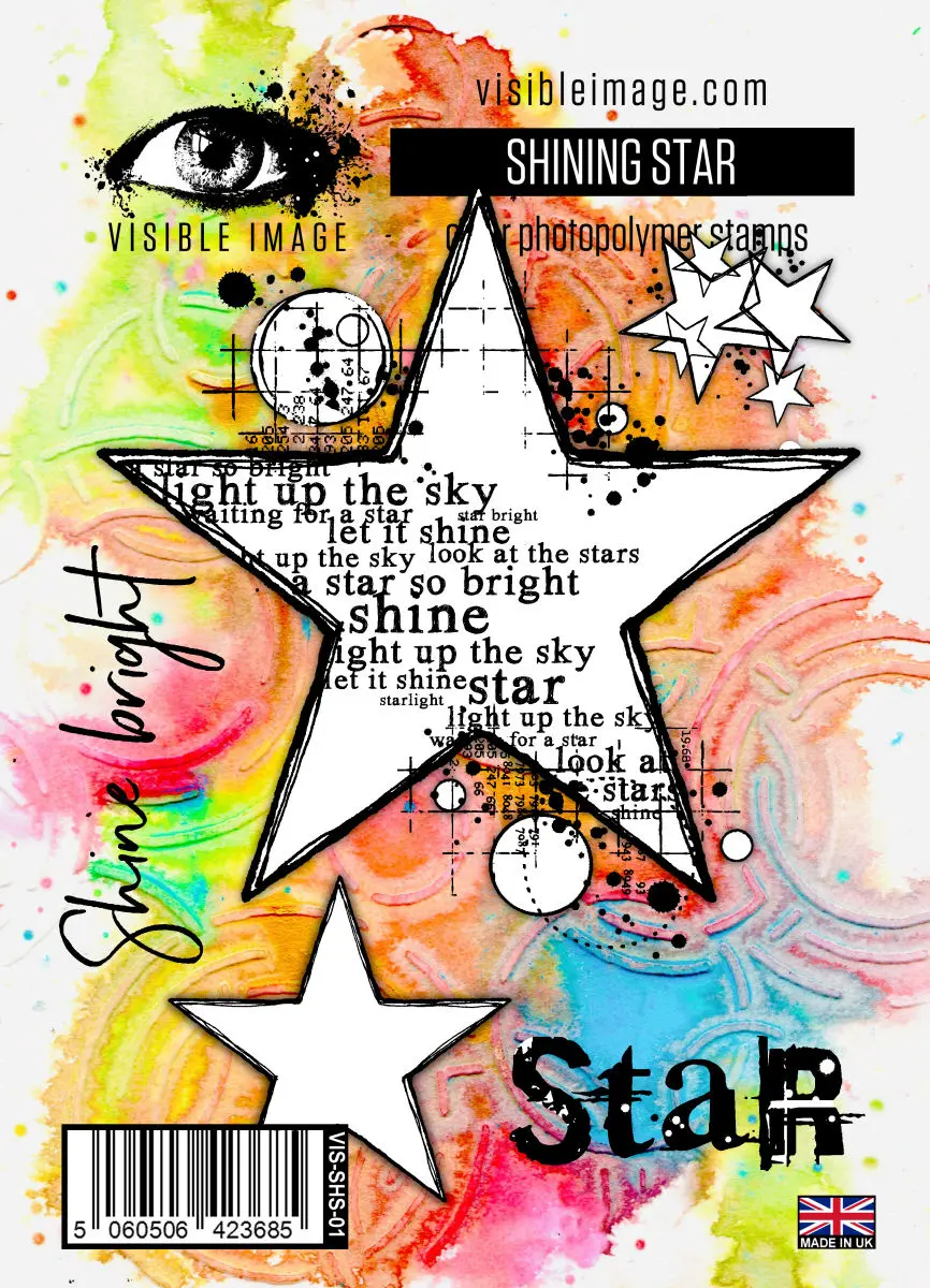Visible Image Shining Star - A6 Stamp Set 1