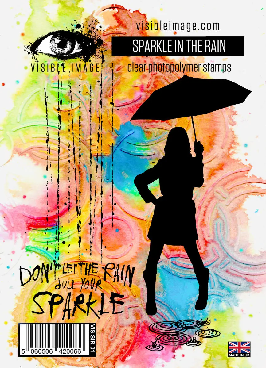 Visible Image Sparkle In The Rain - A6 Stamp Set 1