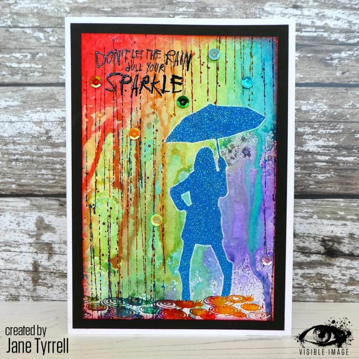 Visible Image Sparkle In The Rain - A6 Stamp Set 2