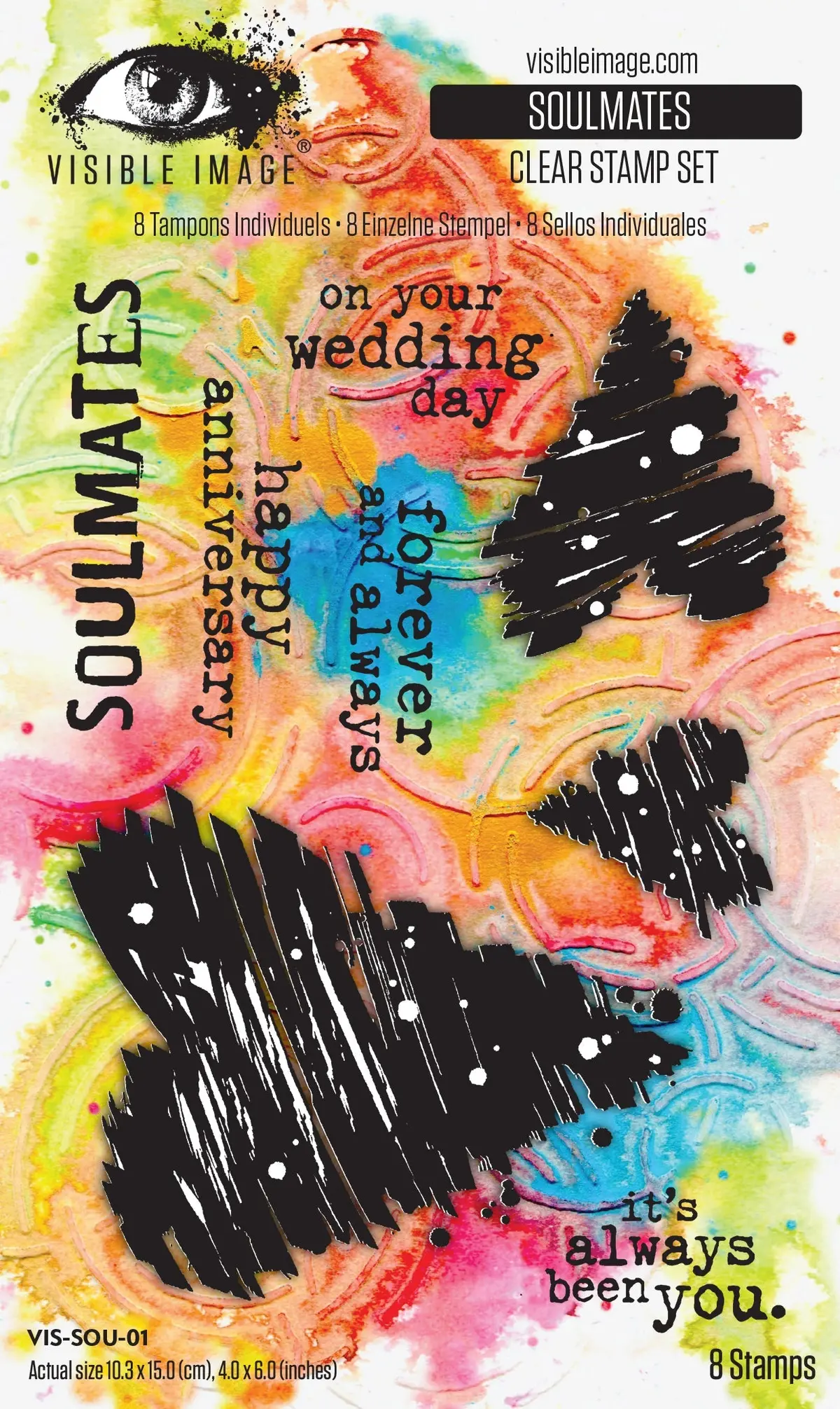 Visible Image Soulmates 4In X 6In Stamp Set 1