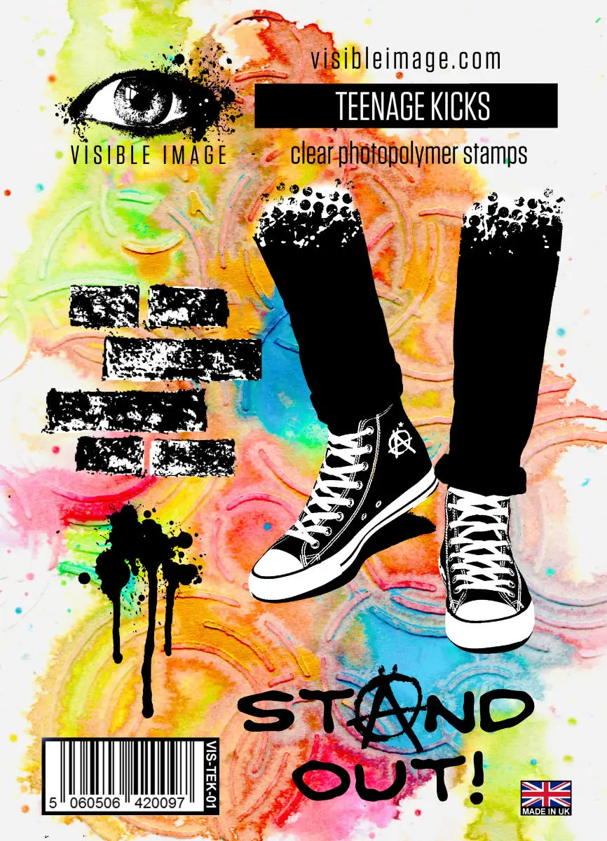 Visible Image Teenage Kicks - A6 Stamp Set 1