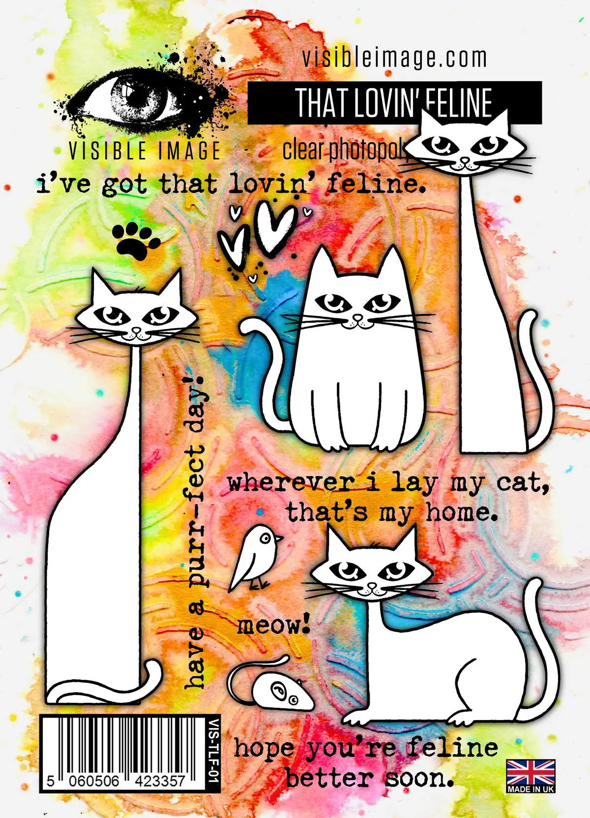 Visible Image That Lovin' Feline - A6 Stamp Set 1