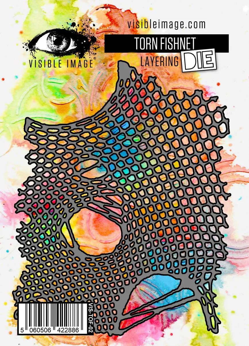 Visible Image Torn Fishnet Layering Die 1