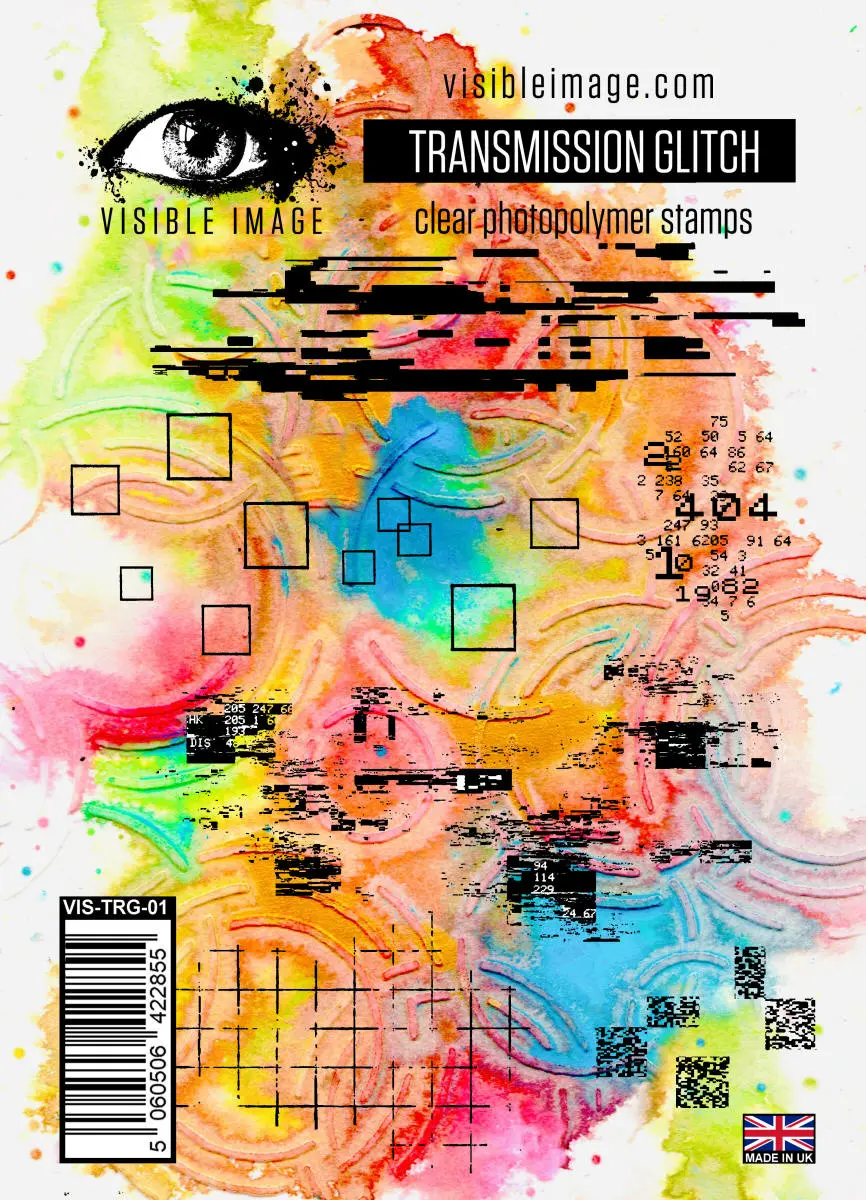 Visible Image Transmission Glitch - A6 Stamp Set 1