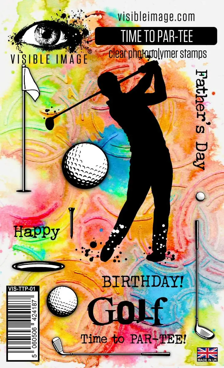 Visible Image Time To Par-Tee - A6 Stamp Set 1