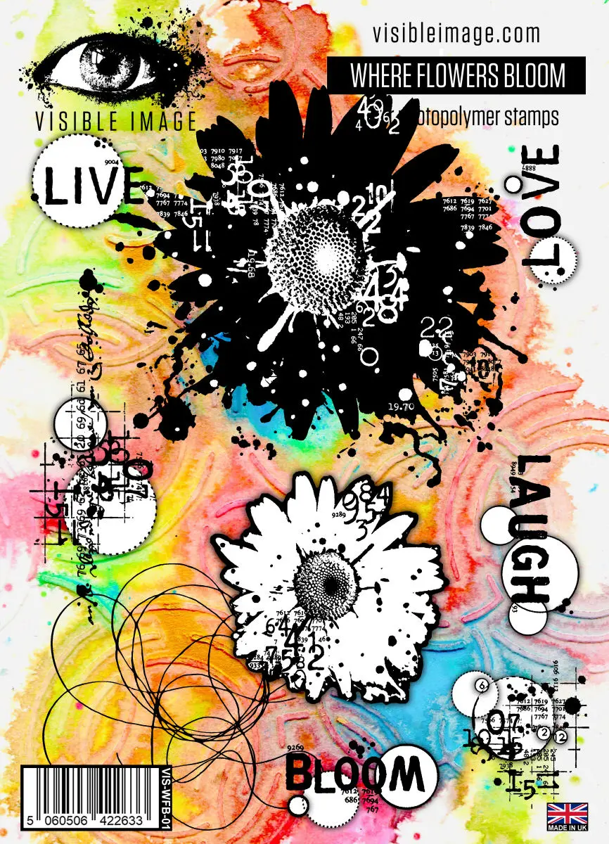 Visible Image Where Flowers Bloom - A5 Stamp Set 1
