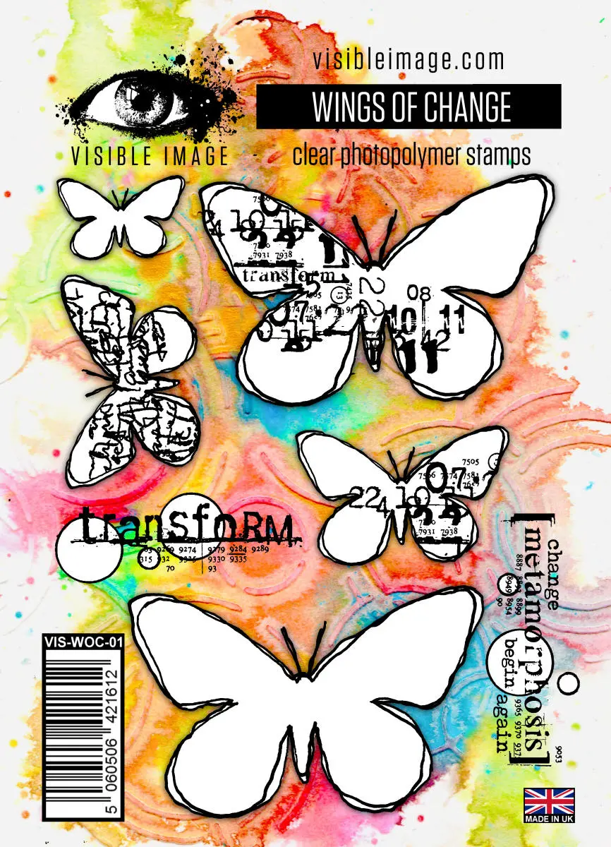 Visible Image Wings Of Change - A6 Stamp Set 1