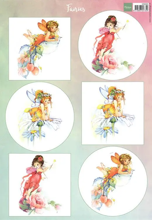 Marianne Design Cutting Sheet Bloemen Elfjes 2 1