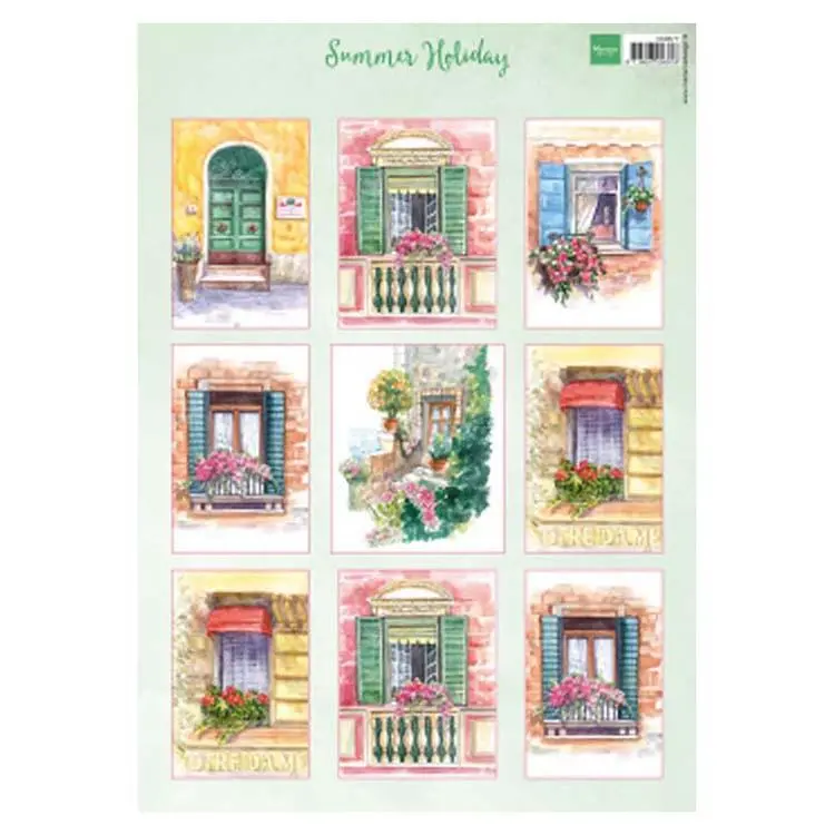 Marianne Design Cutting Sheet Summer Holiday 1