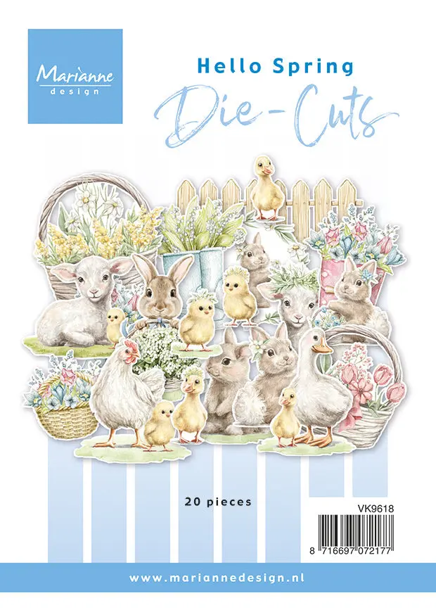 Marianne Design A6 Die-Cuts - Hello Spring 1