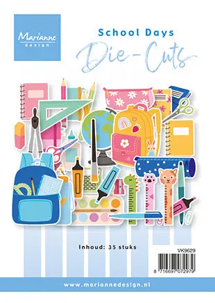 Marianne Design A6 Die Cuts - School Days 1
