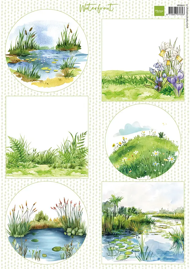 Marianne Design A4 Cutting Sheet - Waterfront 1