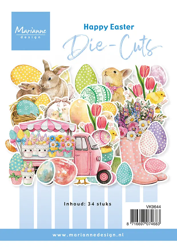 Marianne Design Die-Cuts - Happy Easter 1