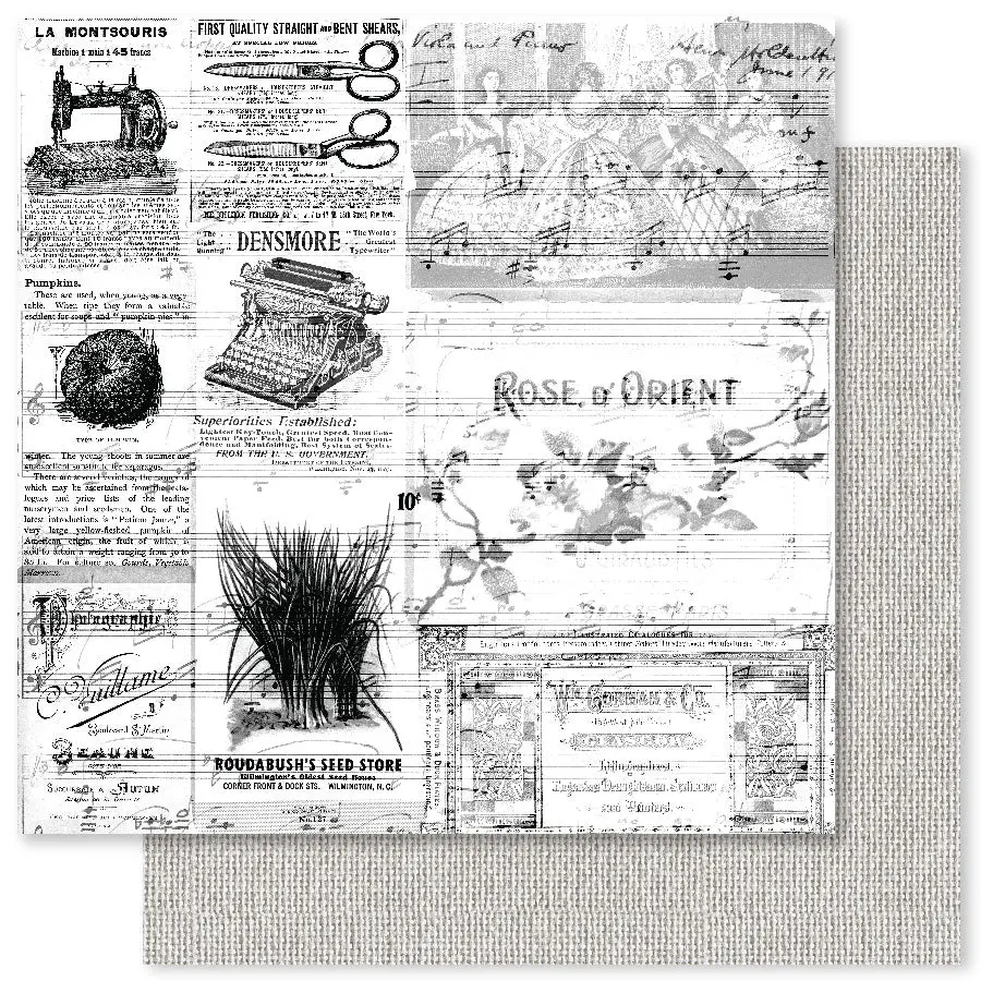 Vintage Backgrounds 1.0  B 12X12 Paper (12Pc Bulk Pack) 32367 1