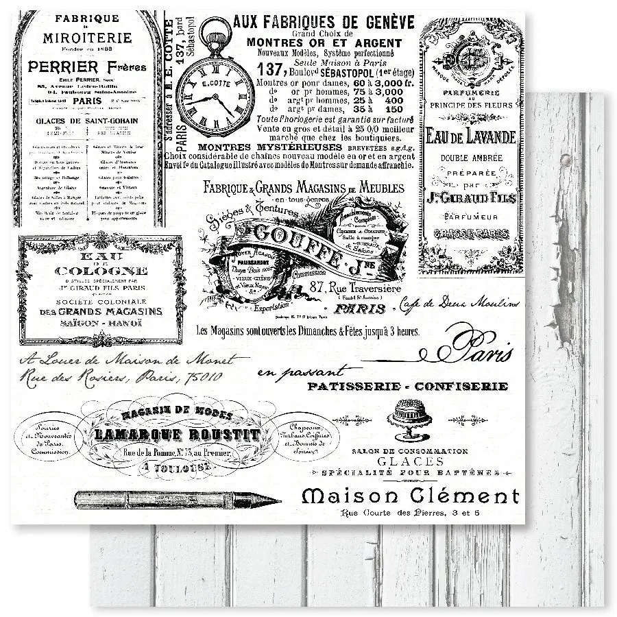 Vintage Backgrounds 1.0  F 12X12 Paper (12Pc Bulk Pack) 32379 1